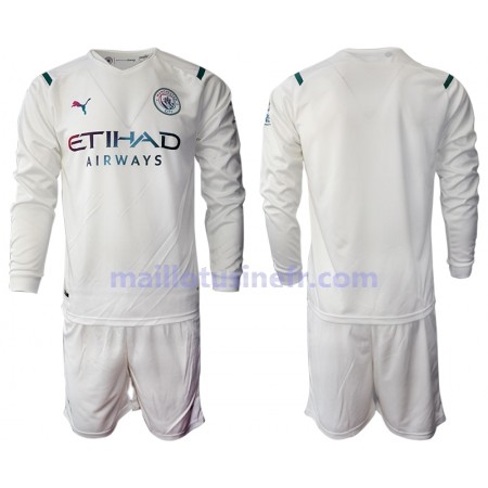 Maillot de Foot Manchester City Extérieur 2021-22 Manches Longues - Enfant Maillot de Foot Manchester City Extérieur 2021-22 Manches Longues - Enfant